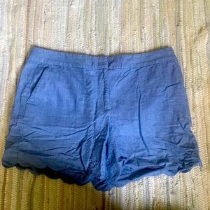 Talbots Scalloped shorts